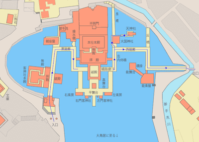 厳島神社境内図